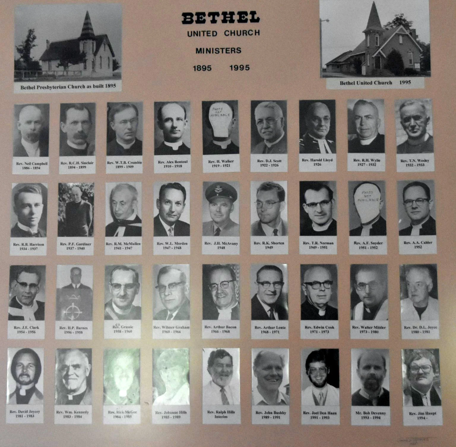 Ministers collage